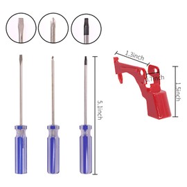 Casoter Extra Strong Trigger Power Switch Button for Dyson V11 V10 Absolute Vacuum Cleaner, Include 1 Switch Button Trigger Replacement 3 Screwdriver