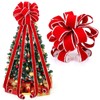 Ceenna 14.8 x 86.6 Inch Extra Large Christmas Bows Red