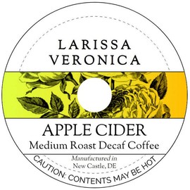 Apple Cider Medium Roast Decaf Coffee (Single Serve K-Cup Pods) (Gourmet, Naturally Flavored, Whole Coffee Beans) (12 pods, ZIN: 571177) - 3 Pack