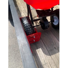 Jungle Jim's Jungle Boot to Secure Push and Some Commercial Mowers or Spreaders to Lawn and Landscape Trailer (Large)
