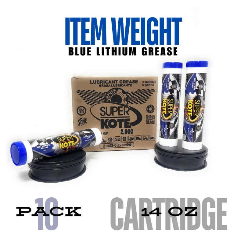 superkote 2000 Cartridge for Grease Gun Superkote 2000/ Lithium Grease