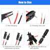 MC4 Solar Panel Connectors, 6 Pairs Male/Female Solar Panel Cable