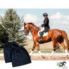 YNR Fleece Stirrup Covers Black Pair