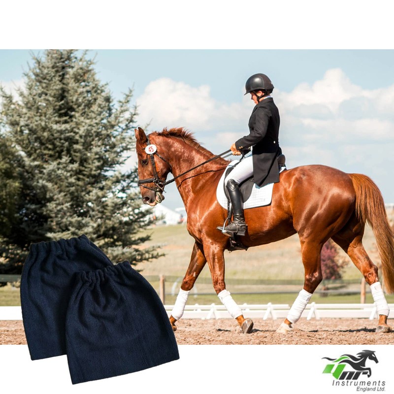 YNR Fleece Stirrup Covers Black Pair