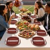 50Pcs Football Paper Plates 10 Inch Large Heavy Duty Sport