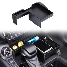 Heutamo Gear Shift Storage Box Compatible with Toyota Land Cruiser 250 Prado LC250 J250 2024 2025 Accessories, ABS Center Console Gear Shift Storage Box Tray