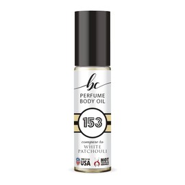 BIOCURA BC Perfume 153 Inspired by White Patchouli For Women Replica Fragrance Body Oil Dupes Alcohol-Free Sample Travel Size Concentrated Long Lasting Roll-On 0.3 Fl Oz/10ml