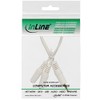 InLine® Stereo Y cable 3,5mm stereo plug to two 3,5mm