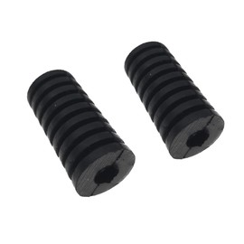 Streetparts24 2 x Replacement Gear Lever Rubber Black Suitable for Yamaha DT, XS, XT, SR, XJ, FJ, FZ, XV, Virago - Set for 50-1000cc