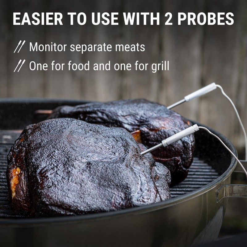 ThermoPro 650 ft Wireless Meat Thermometer Digital for Grilling and