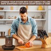 SKILO Rolling Knife Sharpener Made of Black American Walnut -