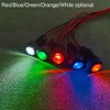 Gebildet LED Plastic Indicator Light, AC/DC 12-24 V, Mounting Hole