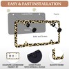 Leopard License Plate Frame - Cheetah Leopard Brown License Plate