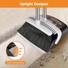Folews Broom and Dustpan Set, Heavy Duty Dust Pan with