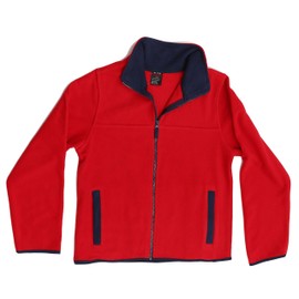 At The Buzzer 98502-RED-6-7 Polar Fleece Boys Jacket - Solid