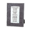 Lighthouse Christian Products Badge of Faith Courage Plaque, 6 x