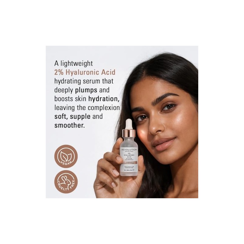 Serum ácido hialurónico facial hidratante, Revolution Skincare
