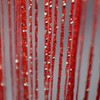 John Aird Jazz Glitter String Curtain Panel (Red)