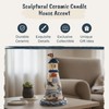 Blue Sky Ceramics Coral Cove Candle House, Multi (19205)
