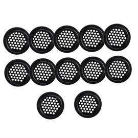 Gatuida 20 Pcs Stainless Steel Louvered Vent Covers Round Air Ventilation Grilles for Cabinets Wardrobes and Outdoor Use Easy Installation Durable Mesh Protection