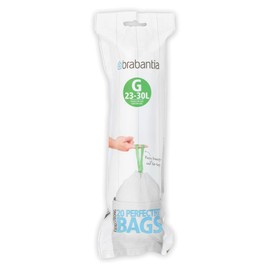 Brabantia 246265 - Bolsas de Basura, 30 l, tipo G, 20 unidades