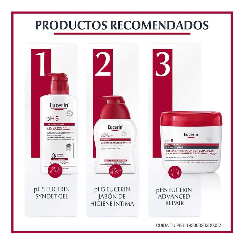 Gel Ph5 Syndet Piel Sensible 400ml Eucerin