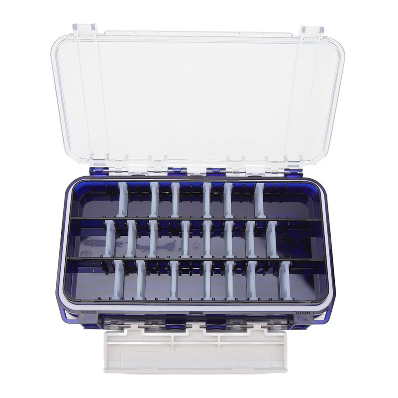 Fishing Lure Box Double Sided Detachable Transparent Waterproof Multi Purpose