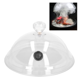 Cocktail Smoke Gun Lid Portable Handheld Smoke Infuser Acrylic Home Smoking Dome Cover for Meat, Grill, BBQ, Cocktail Drinks Cheese