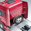 KUAFU Semi-Truck Spare Tire Carrier with Ratchet Strap Chain Truck
