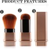 Vtrem Retractable Kabuki Brush Set