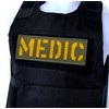 2 Pack Reflective Medic Patch Reflective Back Panel Medic Patch
