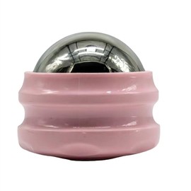 IREES Cold Massage Roller Ball,Manual Massage Ball Roller for Ice and Heat Therapy,Deep Tissue Massage Ball for Sore Muscles,Joint Pain,Muscle Recovery (Pink)