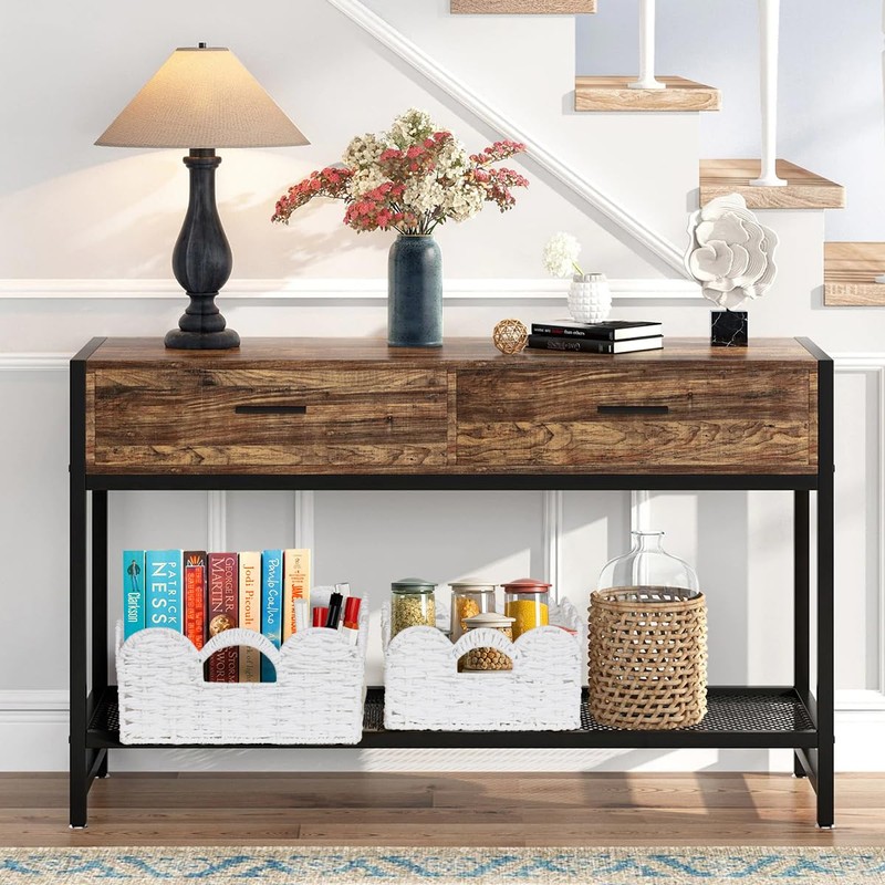 Graciadeco Scalloped Wicker Basket Natural Paper Rope Storage Baskets with