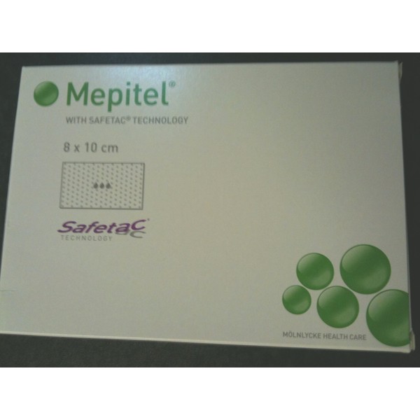 MEPITEL Silikon Netzverband 8x10 cm steril