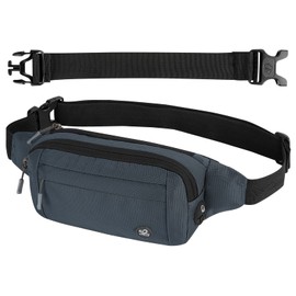 WATERFLY Fanny Pack Waist Bag: Runner Small Hip Pouch Bum Bag Running Fannie Pack Phanny Fannypack Waistpack Bumbag Beltbag Sport Slim Fashionable for Jogging Hiking Woman Man