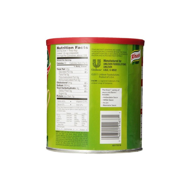 Knorr Demi-Glace Sauce Mix, 28 Ounce Canister