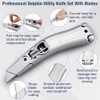 WILLBOND 2 Pack Dolphin Carpet Knife with Sheath 7.3 x