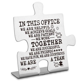 Decoración inspiradora de la oficina del equipo, regalos de equipo para el personal de los empleados, regalos de agradecimiento para el equipo, regalo de jubilación para compañero de trabajo, jefe,
