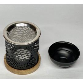 Ätherische Öle | Wachsschmelzbrenner mit Teelichthalter - Stilvoller Aromatherapie-Diffusor für Zuhause, Büro & Spa - Entspannende Düfte, Ambiente Geschenk für ätherisches Öl, Wachsschmelzen, Harz