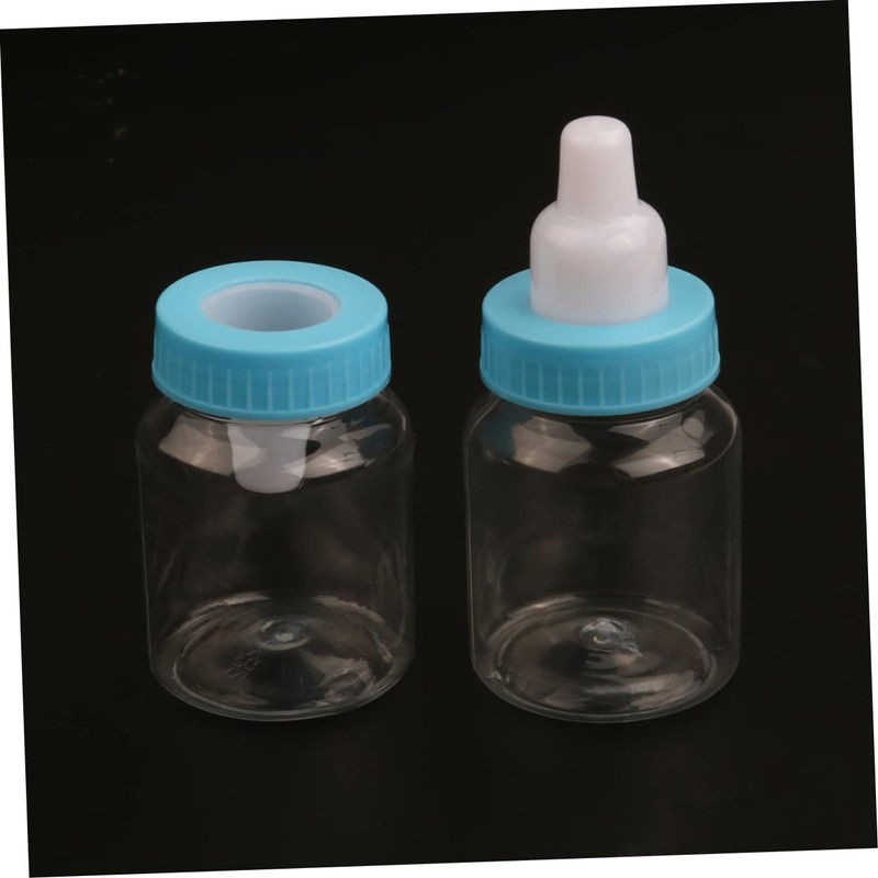 Gadpiparty Baby Shower Favors 12pcs Feeder Design Candy Bottles Blue