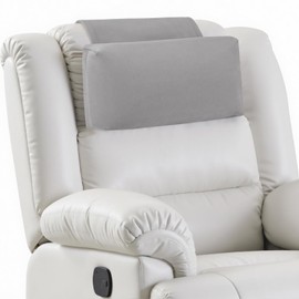 AHUAWA Neck Pillow for Recliner Chair, 14" Adjustable Recliner Pillow for Headrest, Soft Velvet Weighted Back Non-Slip Head Pillow for Recliner, Couch, Chair, Sofa