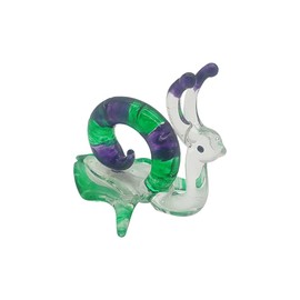 VIE Naturals Hand Blown Glass Sculpture, Snail
