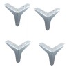 Herrajes Guerrero Pata Para Mueble O Sala 13.5 Cm De