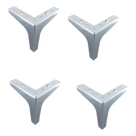 Herrajes Guerrero Pata Para Mueble O Sala 13.5 Cm De Altura Paquete De 4