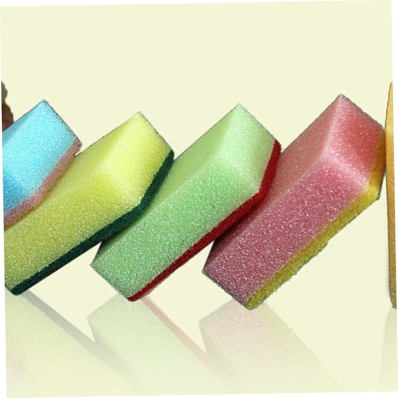 KOMBIUDA Non-Scratch Kitchen Dish Sponge 10pcs Cleaning Sponges Scrub Sponge