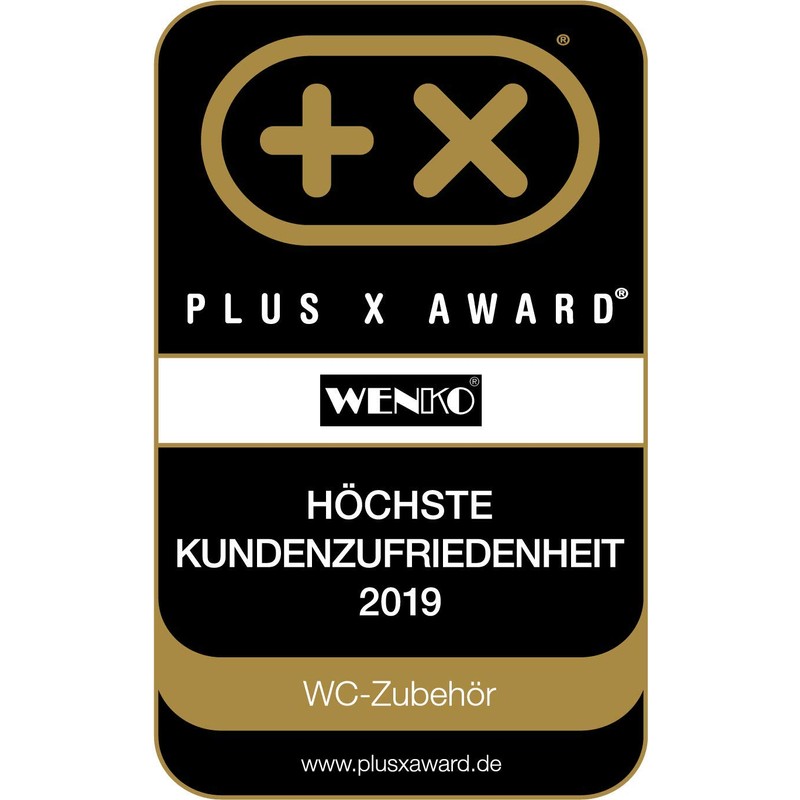 Wenko Candy Swing Cover Bin, ABS/PS, White, 18 x 18