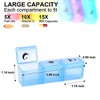 Weekly Pill Organizer,3-Times-A-Day 7 Day Pill Box Large Compartments Moisture-Proof