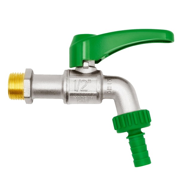 VARIOSAN Ball Outlet Valve Frost-Proof 14610, 1/2 Inch, Brass, with