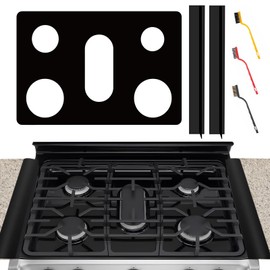 vaxusrtaet Stove Cover For LG Gas Stove Top Protector For Model LGLDG4315 LRG4115 LRG4113 LDG4313 LRGL5825, LSGL6335DF - Upgraded 0.4MM Thickness Stove Top Cover Guard With 2PCS Stove Gap Covers | vaxusrtaet