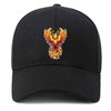DUODUO Fire Phoenix Baseball Cap Adjustable Fire Phoenix Hat Unstructured